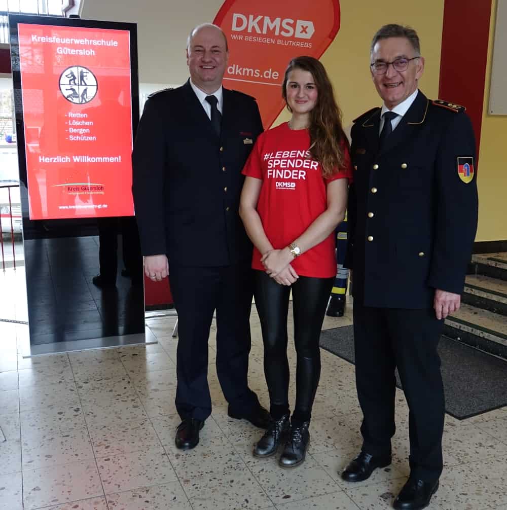 DKMS Registrierungsaktion der Feuerwehren in NRW