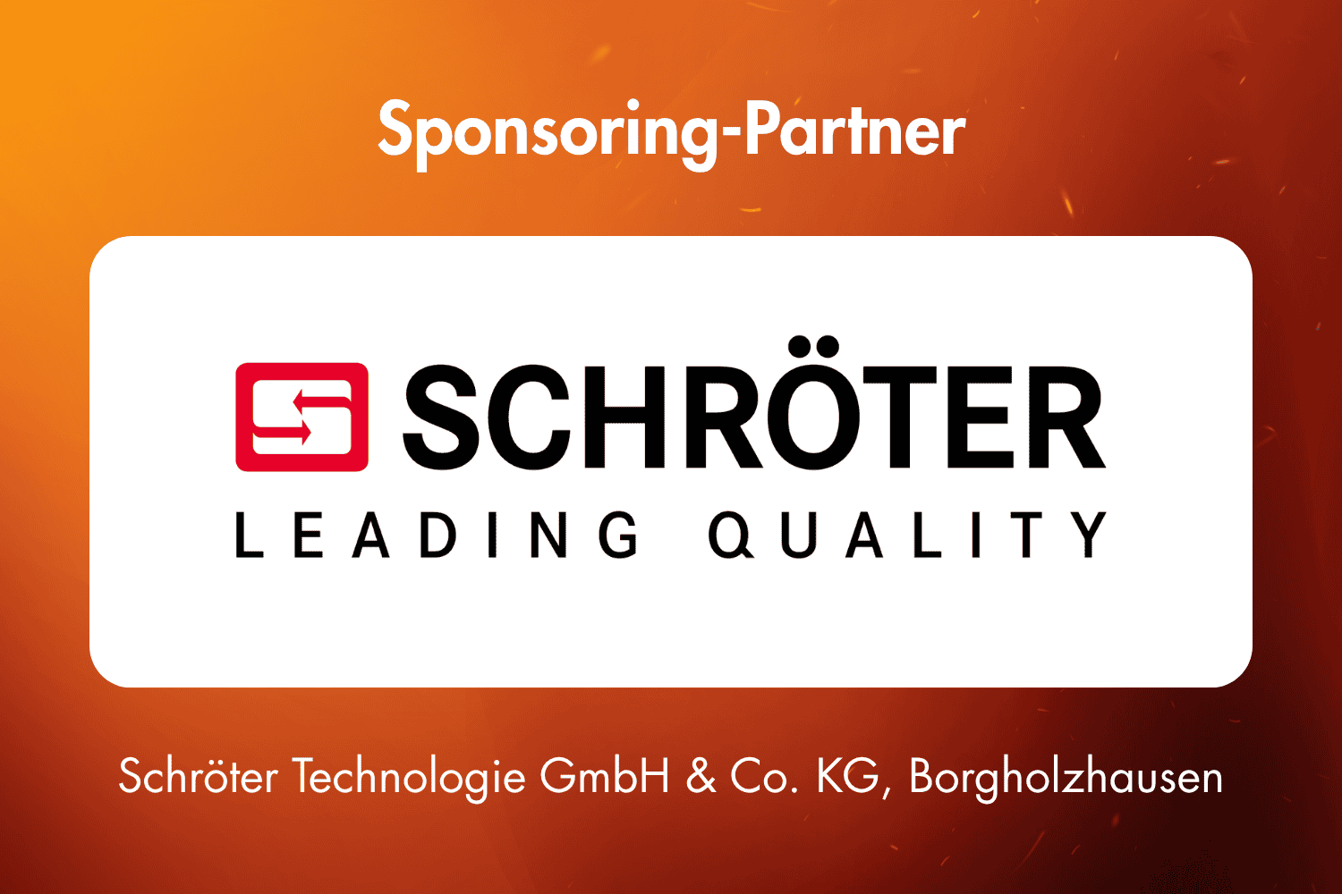 1 Sponsoring Schröter Technologie GmbH & Co. KG, Borgholzhausen