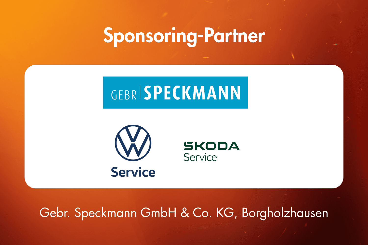 10 Sponsoring Gebr. Speckmann GmbH & Co. KG, Borgholzhausen