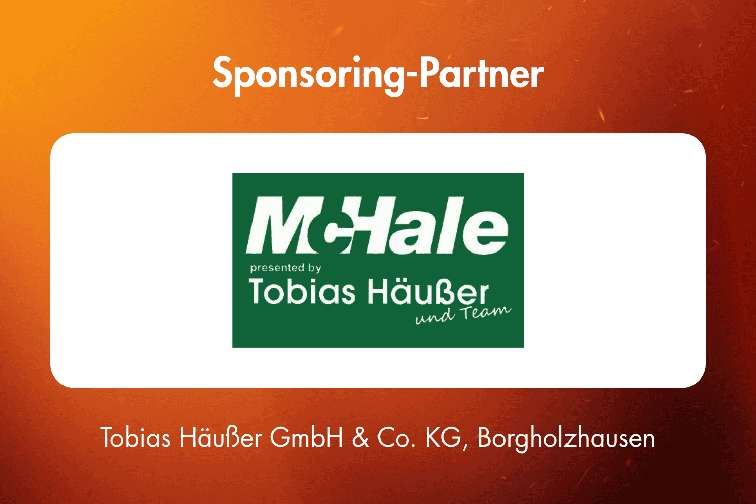 5 Sponsoring Tobias Häußer GmbH & Co. KG, Borgholzhausen